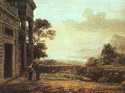 Claude Lorrain The Departure of Hagar and Ishmael Norge oil painting reproduction